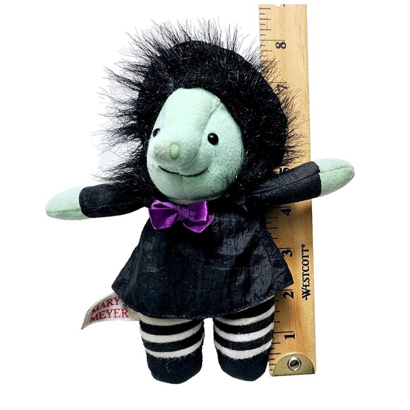 VTG Mary Meyer Spooky Toes Finger Puppet Plush Toy Witch HALLOWEEN 1995 VGC - Picture 8 of 8